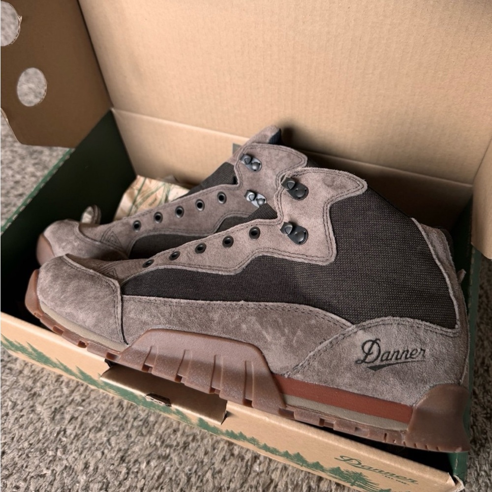 Danner Men's Brown and Black Hiking Shoes
